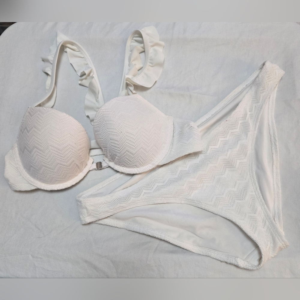 Aerie two piece bikini 34B top & Large bottom